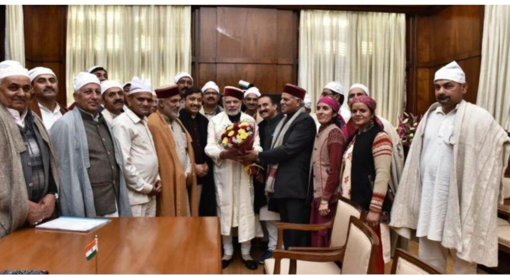 Modi Çabinet announce tribal status to Hati community of Sirmaur HIMACHAL HEADLINES