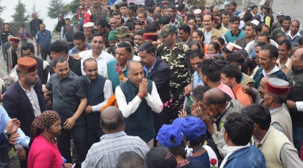 CM inaugurates and lays foundation stone developmental projects worth Rs. 30.32 crore in Seraj CM inaugurates and lays foundation stone developmental projects worth Rs. 30.32 crore in Seraj HIMACHAL HEADLINES