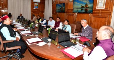 Himachal  State Cabinet Decisions HIMACHAL HEADLINES
