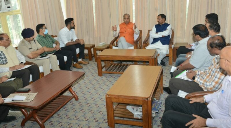Chief Minister reviews preparations for PM's visit in Mandi HIMACHAL HEADLINES
