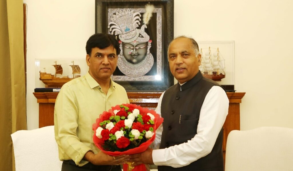 Chief Minister calls on the Union Health Minister, thanks for the allocation of Bulk Drug Pharma Park Chief Minister calls on the Union Health Minister, thanks for the allocation of Bulk Drug Pharma Park HIMACHAL HEADLINES