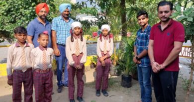 Plantation drive in schools of Punjab by CSIR-IHBT<br>About 850 saplings of different types were planted HIMACHAL HEADLINES