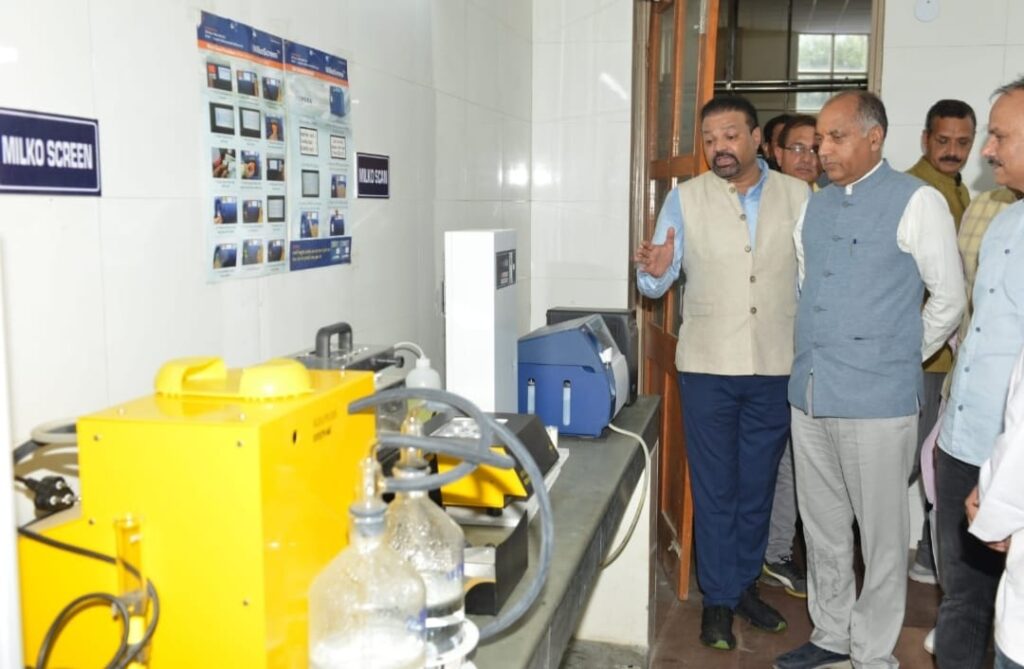 CM inaugurates new Milkfed Plant Chakkar in Balh area of Mandi district CM inaugurates new Milkfed Plant Chakkar in Balh area of Mandi district HIMACHAL HEADLINES
