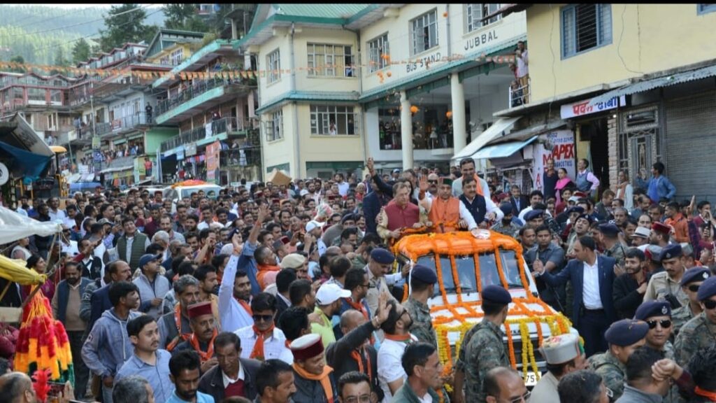 CM inaugurates & lays foundation stones of 43 developmental projects worth 186 Cr for Jubbal & Kotkhai  HIMACHAL HEADLINES
