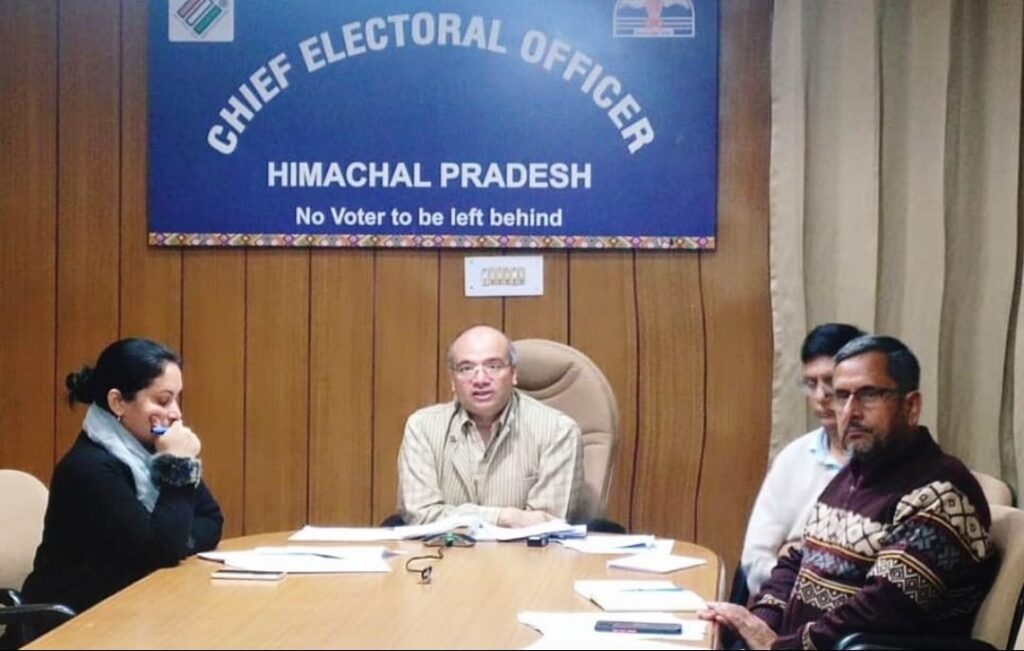 Utilise Gram Sabhas for voter’s awareness: CEO HIMACHAL HEADLINES