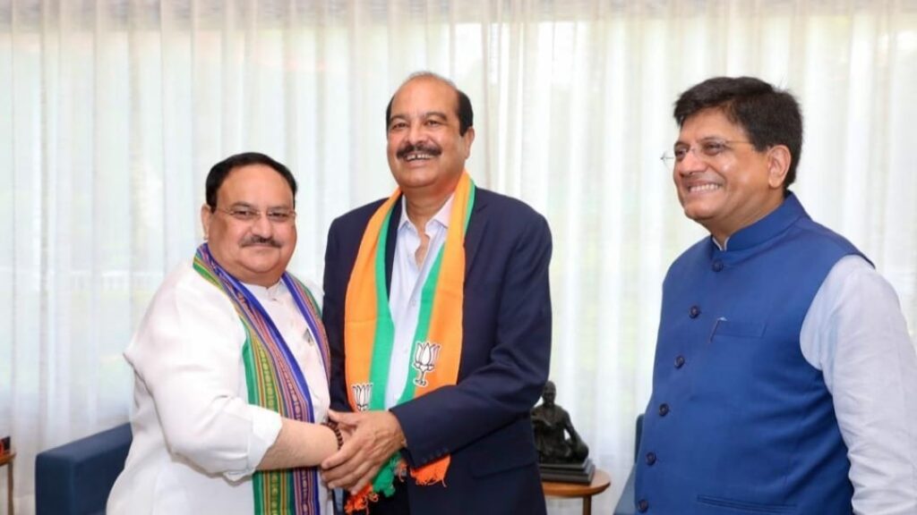 Congress former minister Harsh Mahajan joins BJP Congress former minister Harsh Mahajan joins BJP HIMACHAL HEADLINES