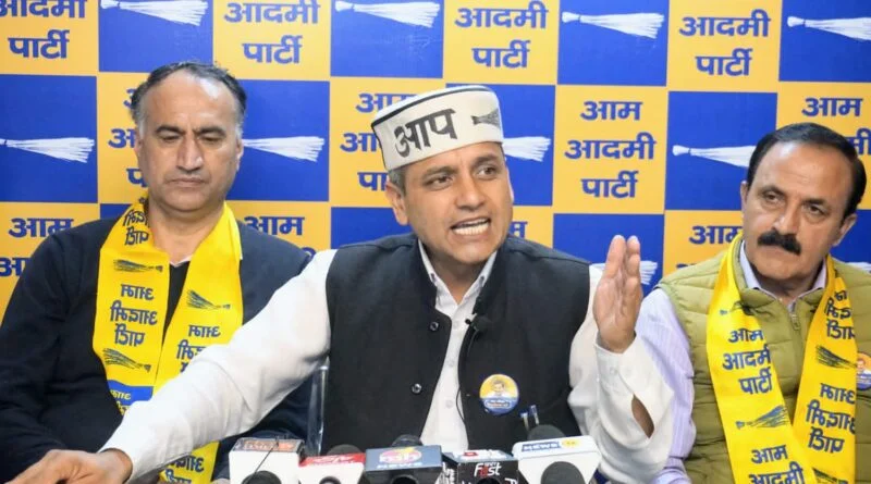 There are no beds for patients in state hospitals, neither ultrasound nor tests, BJP did nothing for five years: AAP HIMACHAL HEADLINES