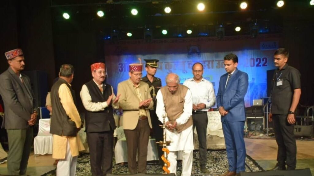 Governor inaugurates International Folk Dance Festival Kullu Dussehra-2022 HIMACHAL HEADLINES