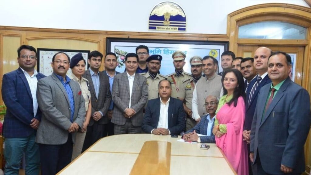 HPPS Officers thank the Chief Minister HIMACHAL HEADLINES