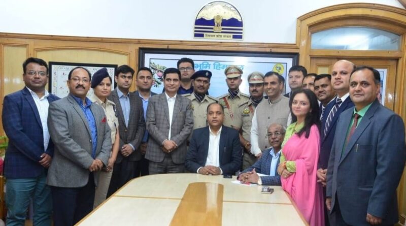 HPPS Officers thank the Chief Minister HPPS Officers thank the Chief Minister HIMACHAL HEADLINES