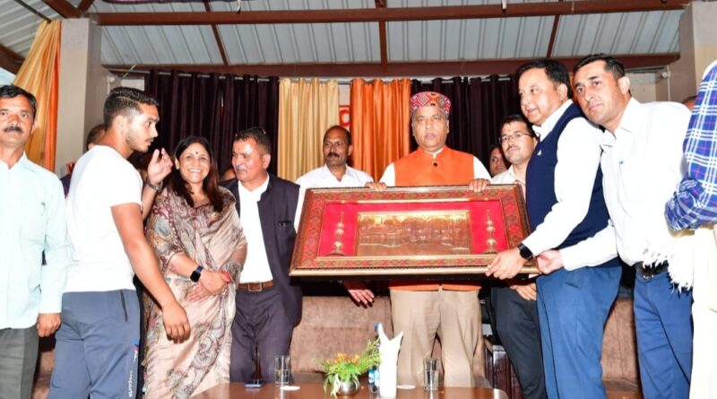 CM inaugurates & lays foundation stones of 29 developmental projects worth 102.36 Cr at Balichowki HIMACHAL HEADLINES
