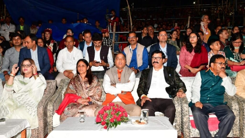 Chief Minister presides over the cultural night of International Kullu Dussehra HIMACHAL HEADLINES