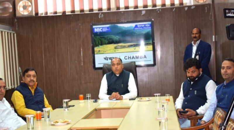 Chief Minister inaugurates HPTDC hotel Kyari Bungalow HIMACHAL HEADLINES