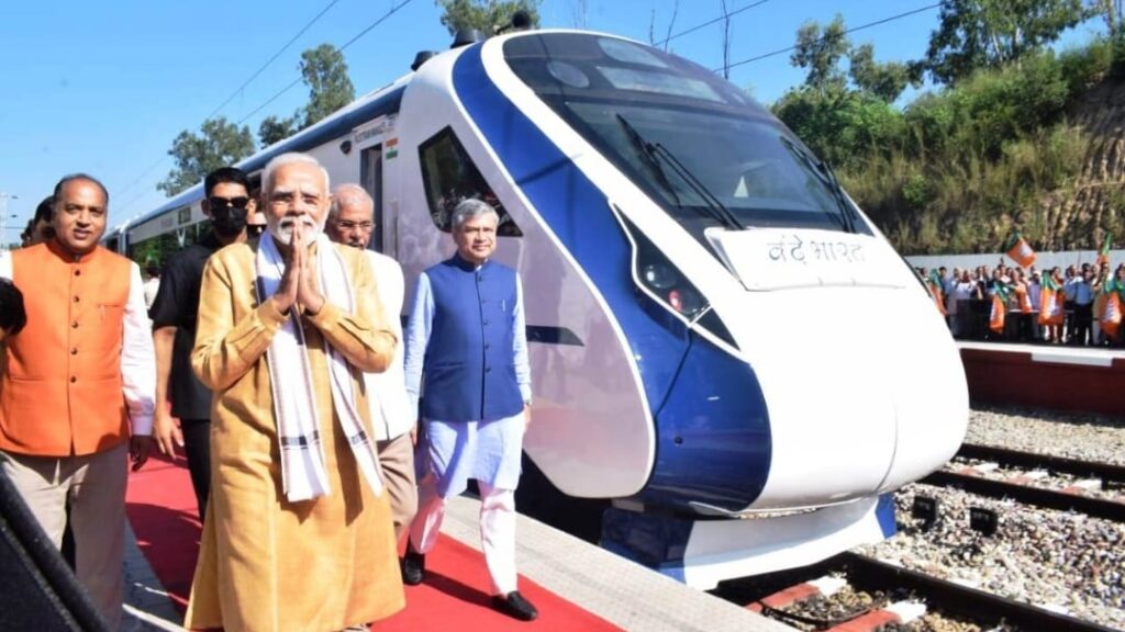 Prime Minister Narendra Modi lays foundation stone of Bulk Drug Park, inaugurates IIIT and flags off Vande Bharat Express at Una Prime Minister Narendra Modi lays foundation stone of Bulk Drug Park, inaugurates IIIT and flags off Vande Bharat Express at Una HIMACHAL HEADLINES