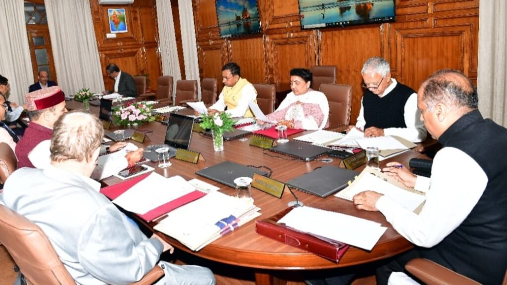 Himachal Cabinet Decisions HIMACHAL HEADLINES