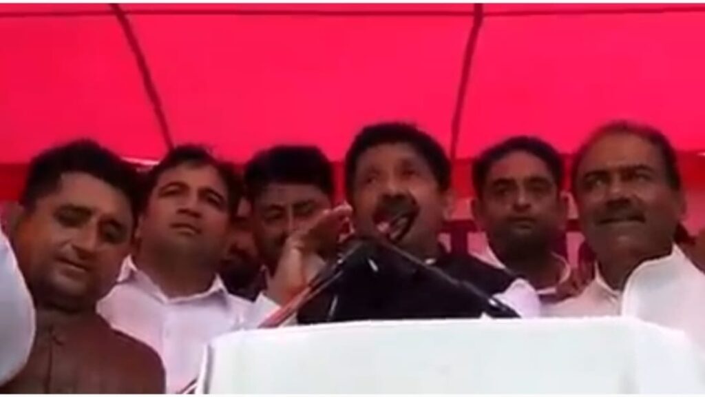 Mukesh Agnihotri nomination stage collapse at Haroli HIMACHAL HEADLINES
