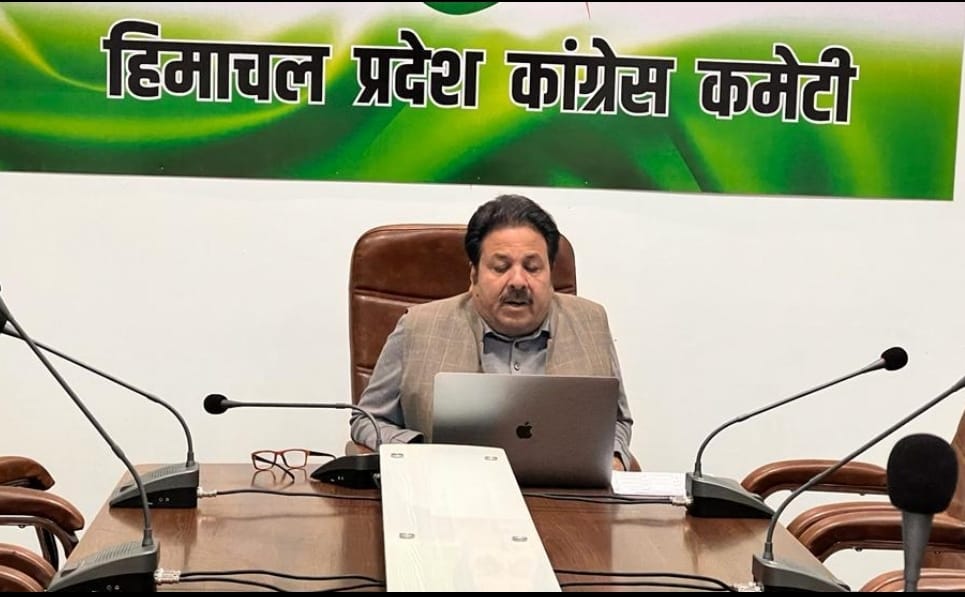 Congress launched "Jeetenge Booth, Jeetega Himachal" campaign HIMACHAL HEADLINES