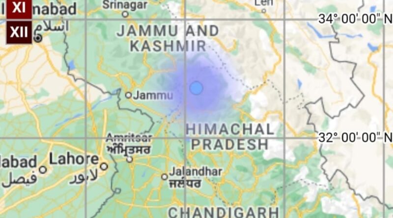 2.6 magnitude earthquake jolt Chamba 2.6 magnitude earthquake jolt Chamba HIMACHAL HEADLINES