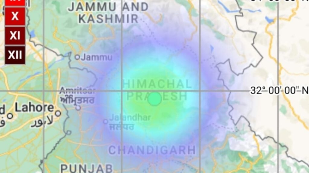 4.1 magnitude earthquake jolt  Mandi HIMACHAL HEADLINES