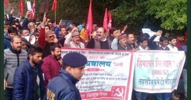 United Kisan Morcha will march to Himachal Raj Bhavan on 26th November in support of legal guarantee of minimum support price HIMACHAL HEADLINES