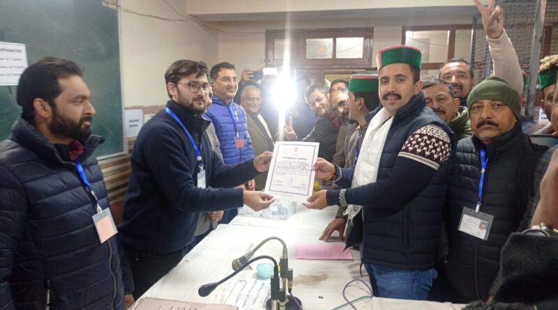 Cong won seven seats in Shimla district, Counting of votes completed peacefully in Shimla: DC HIMACHAL HEADLINES
