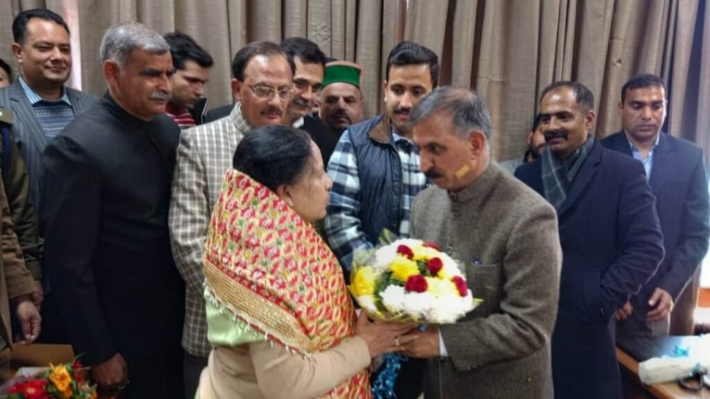 HPCC President congratulates Chief minister SS Sukhoo HIMACHAL HEADLINES
