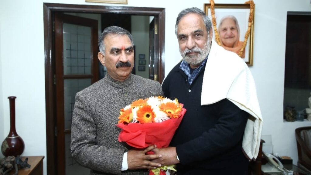 CM calls on Anand Sharma at New Delhi CM calls on Anand Sharma at New Delhi HIMACHAL HEADLINES