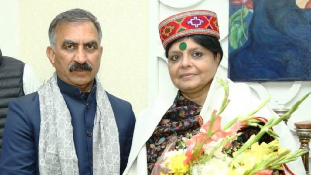 Chief Minister calls on Deepa Das Munshi at Delhi Chief Minister calls on Deepa Das Munshi at Delhi HIMACHAL HEADLINES