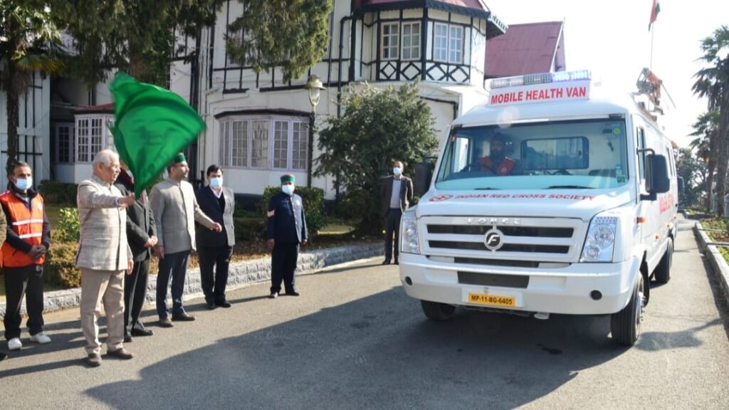 <strong>Governor flags off Mobile Health Vans from Raj Bhavan</strong> <strong>Governor flags off Mobile Health Vans from Raj Bhavan</strong> HIMACHAL HEADLINES