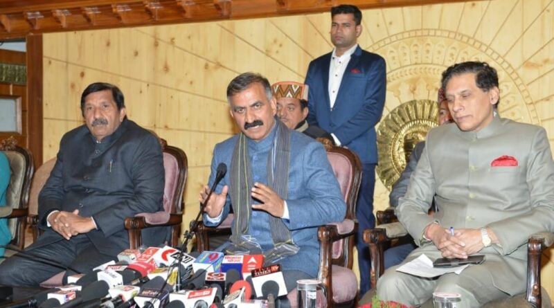 <strong>Rs. 101 crore Chief Minister's Sukhashraya Sahayata Kosh will be set up for destitutes : CM</strong> HIMACHAL HEADLINES