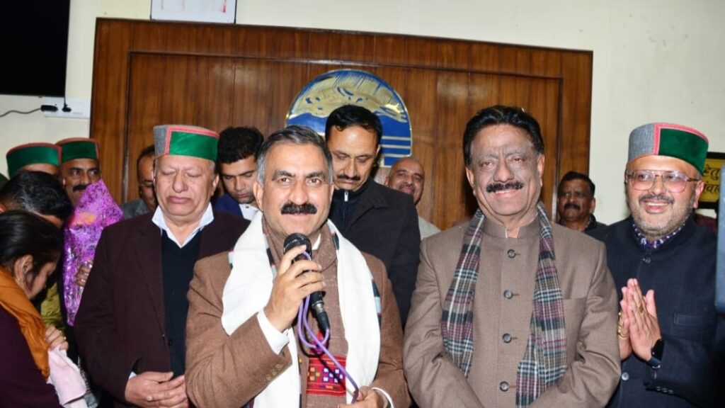 Will ensure nurturing developmental friendly environment: CM HIMACHAL HEADLINES