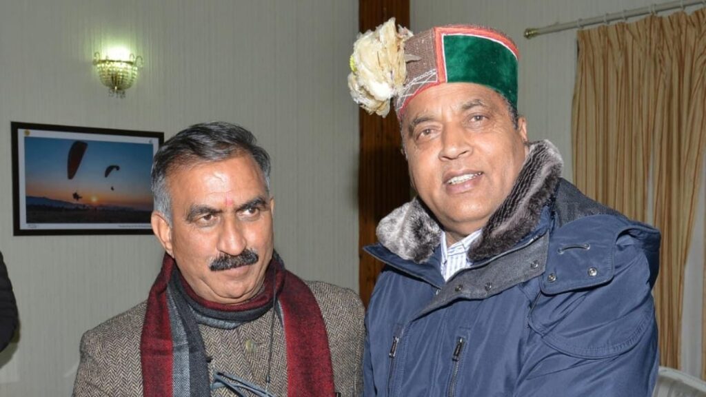 Jai Ram Thakur calls on Chief Minister HIMACHAL HEADLINES