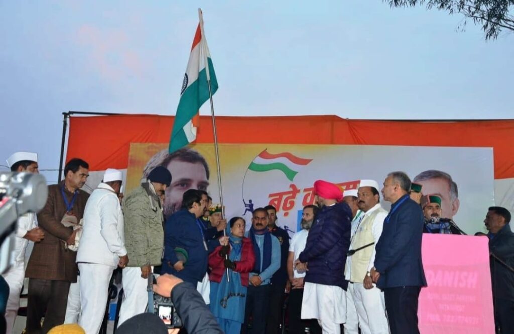 Pratibha Singh expressed gratitude to the people for participating in Bharat Jodo Yatra Pratibha Singh expressed gratitude to the people for participating in Bharat Jodo Yatra HIMACHAL HEADLINES