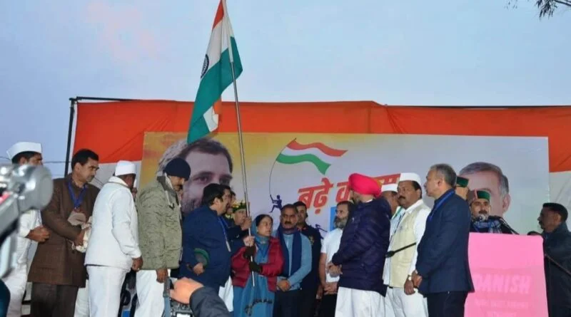  Pratibha Singh expressed gratitude to the people for participating in Bharat Jodo Yatra  HIMACHAL HEADLINES