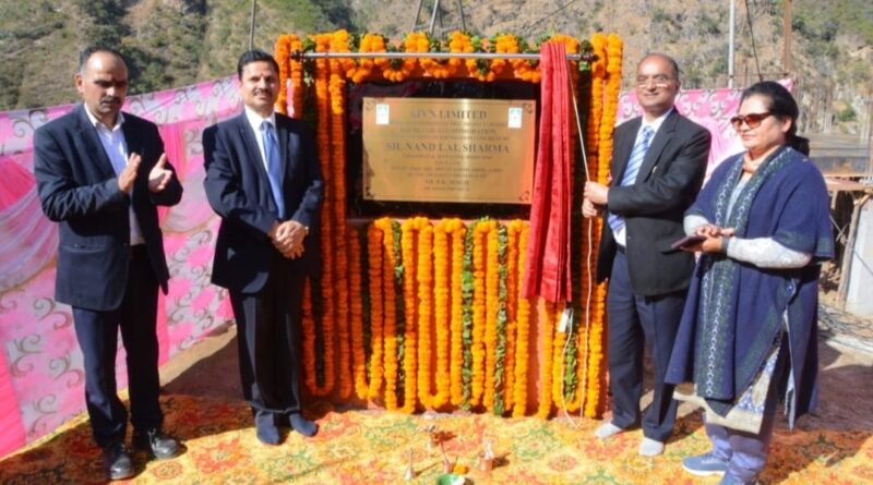 N.L Sharma, CMD, SJVN Inaugurates Construction of Infrastructure works at Sunni Dam Project HIMACHAL HEADLINES