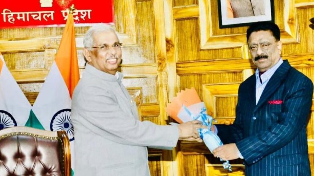 Kuldeep Singh Rathore paid a courtesy call to the Governor of Himachal Kuldeep Singh Rathore paid a courtesy call to the Governor of Himachal HIMACHAL HEADLINES
