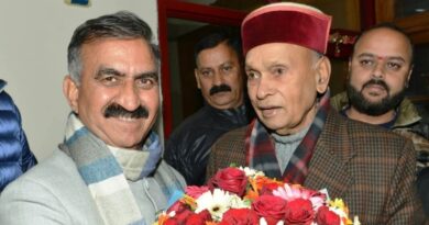Sukhvinder Singh Sukhu meets former CM  HIMACHAL HEADLINES