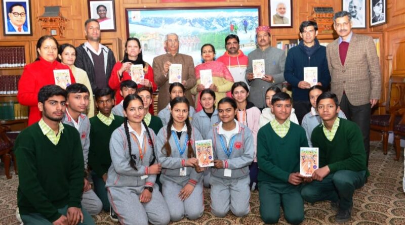 <strong>Governor releases Narendra Modi's book 'Exam Warriors'</strong> HIMACHAL HEADLINES