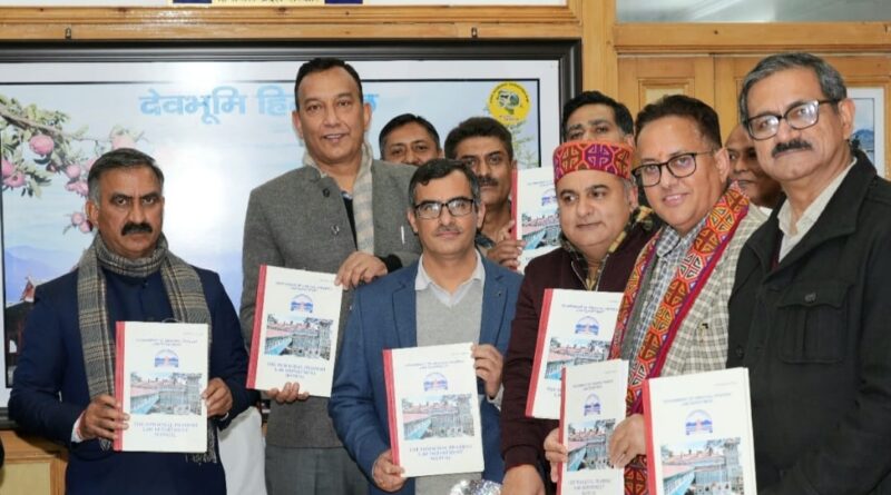 Sukhu releasing the manual of Law Department HIMACHAL HEADLINES