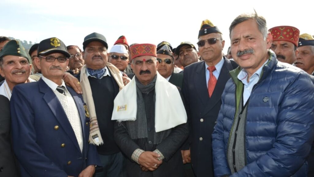 Sukhu being welcomed by Rajesh Dharmani Sukhu being welcomed by Rajesh Dharmani HIMACHAL HEADLINES
