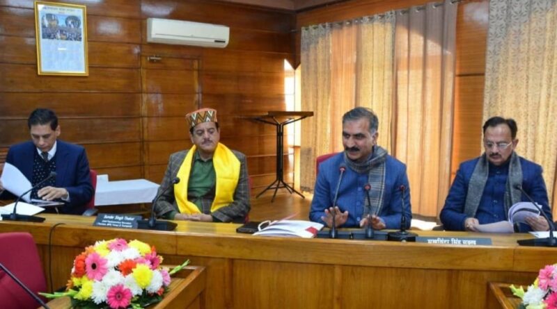 CM presides over priority meetings with MLAs of Una, Hamirpur, Sirmaur and Kullu HIMACHAL HEADLINES
