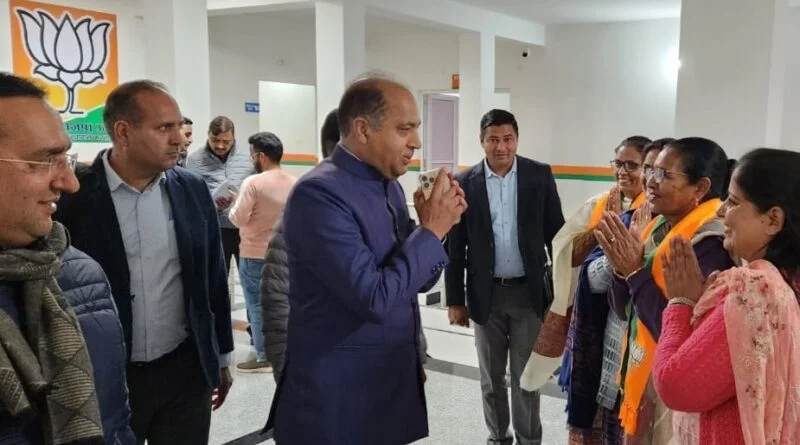 Old pension scheme is not visible in Himachal: Jairam HIMACHAL HEADLINES