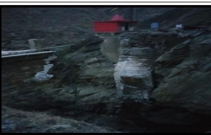 Another major bridge collapsed due to a landslide in Chamba HIMACHAL HEADLINES