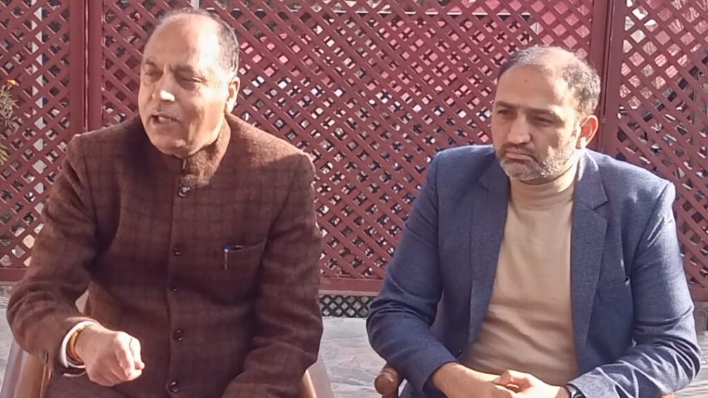 Leader of Opposition Jairam Thakur attacked Sukhu government HIMACHAL HEADLINES