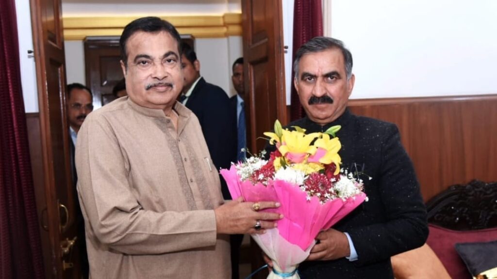 Sukhu meets Gadkari, Discusses ongoing NHAI projects and Ropeways under Parwat Mala Project Sukhu meets Gadkari, Discusses ongoing NHAI projects and Ropeways under Parwat Mala Project HIMACHAL HEADLINES