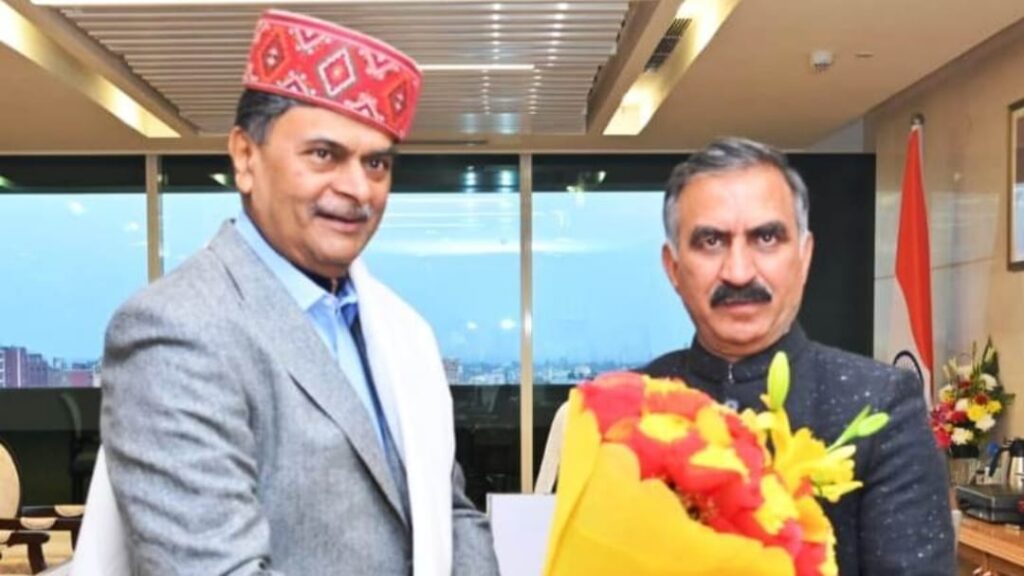 Sukhu urges to enhance state share in hydro power projects from 12 to 15 percent HIMACHAL HEADLINES