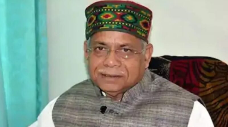 Himachal Governor Shiv Pratap Shukla admitted to hospital, undergoing treatment at Kailash Hospital in Noida HIMACHAL HEADLINES