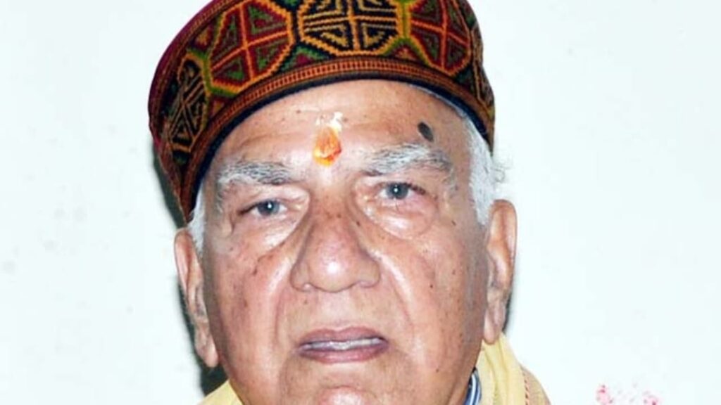 Manish Sisodia completely honest personally : Shanta Kumar HIMACHAL HEADLINES