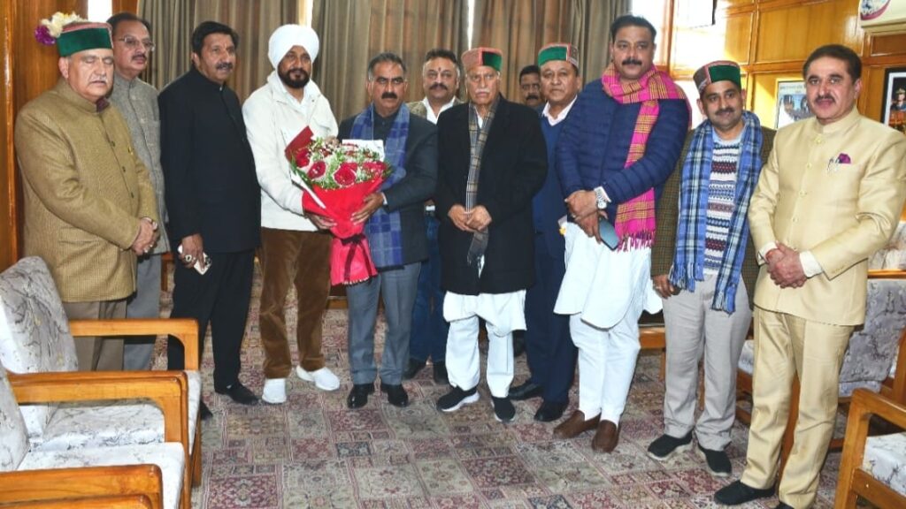 Channi meets Sukhu HIMACHAL HEADLINES