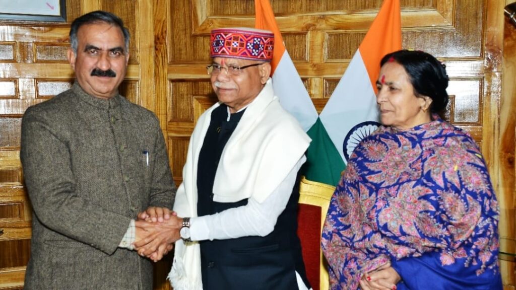 Warm welcome accorded to new Governor of Himachal , to take oath on 18th February HIMACHAL HEADLINES